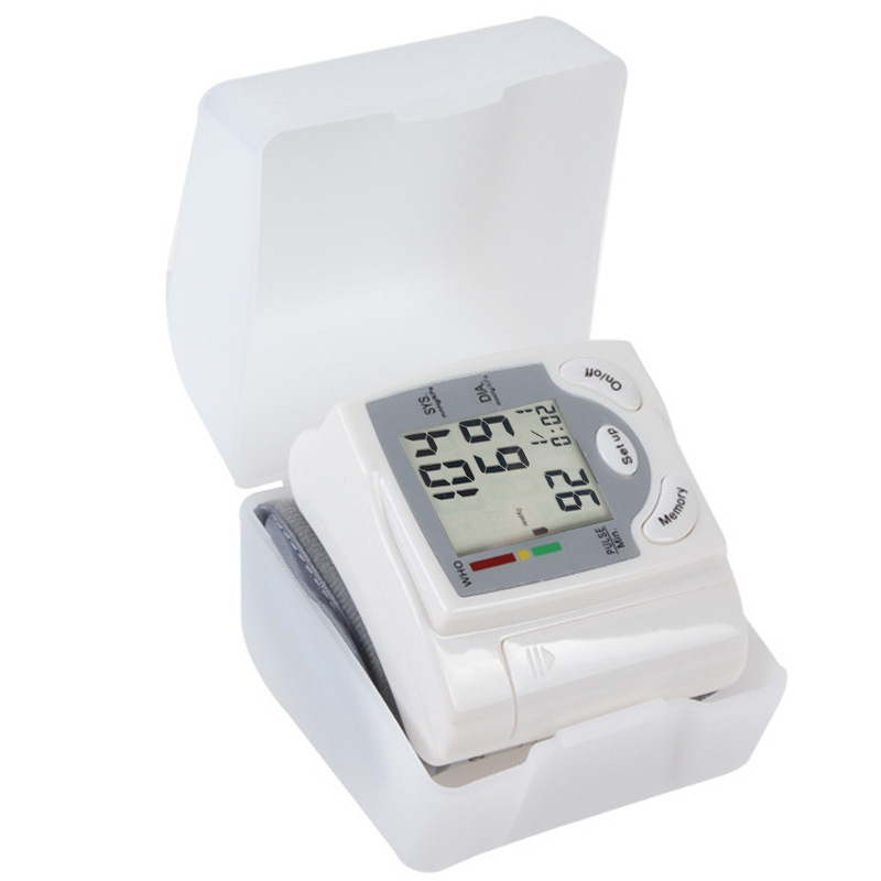 Cross-Border Blood Pressure Device Wrist Electronic Blood Pressure Meter Home Blood Pressure Meter Automatic Digital Blood Pressure Meter Wholesale Specification drawing