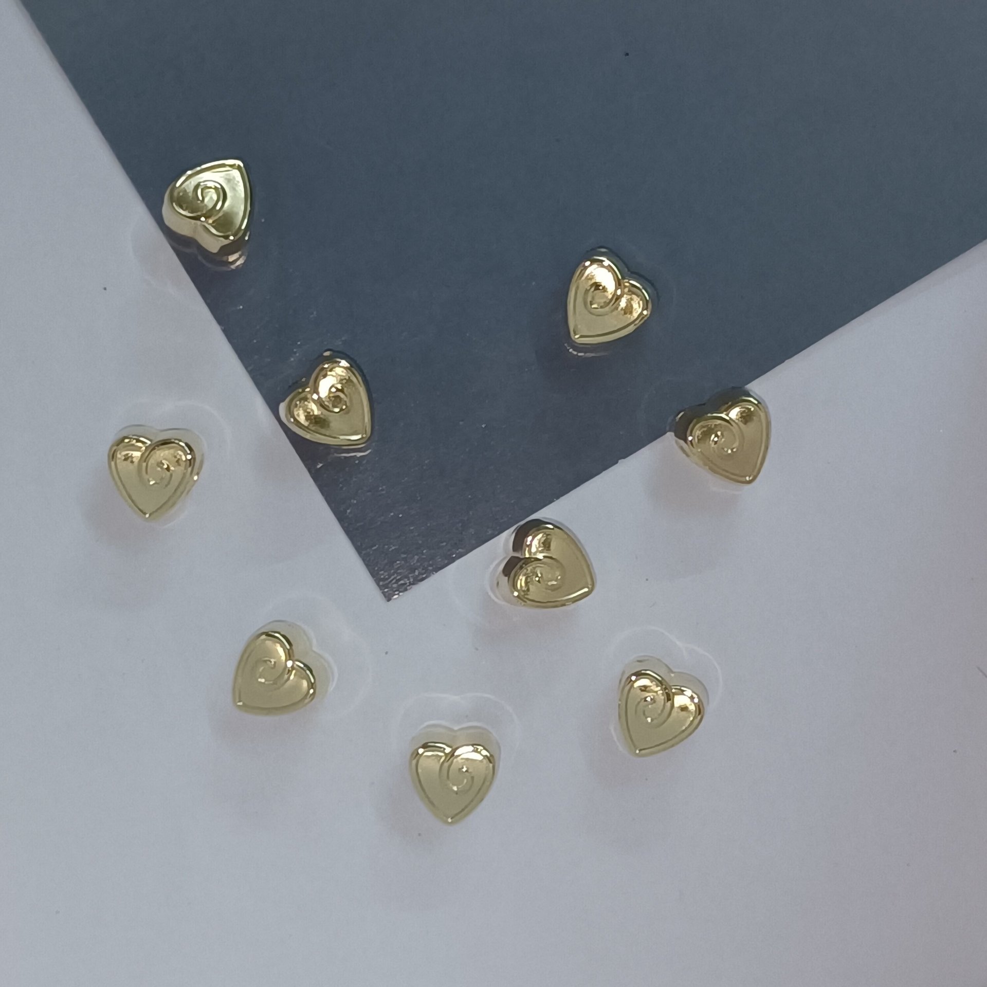 Pandora Ccb Big Hole Heart Pattern Diy Accessories White K Kc Uv Beaded Beaded Bracelet Jewelry 6085 Specification drawing