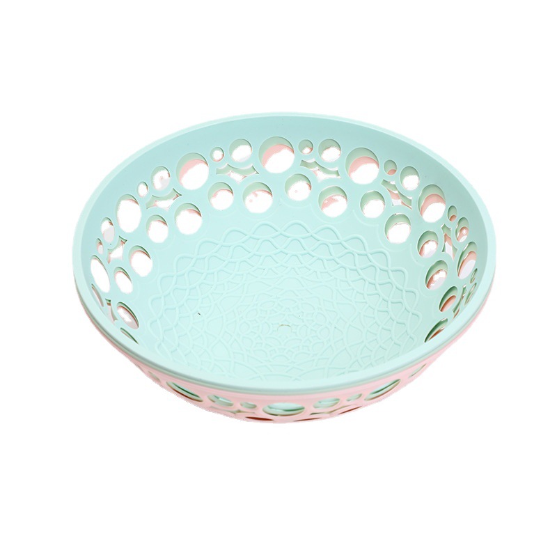 Creative candy-colored fruit plate, plastic fruit plate, candy plate, 2-yuan general merchandise floating Application Scenario