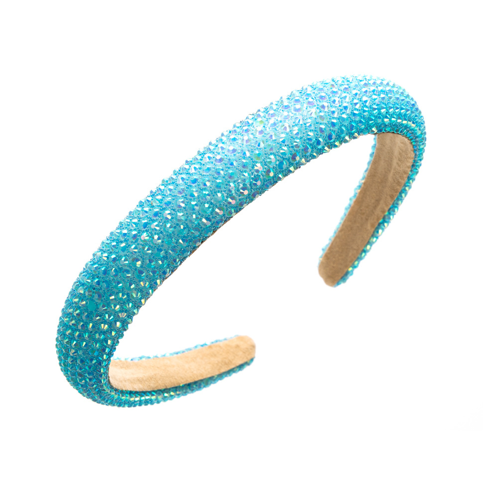 Hairband Europe And The United States Cross-Border New Simple Fashion Temperament Full Of Drill Thin Edge Headband Female Personality Pressure Hair Accessories Application Scenario