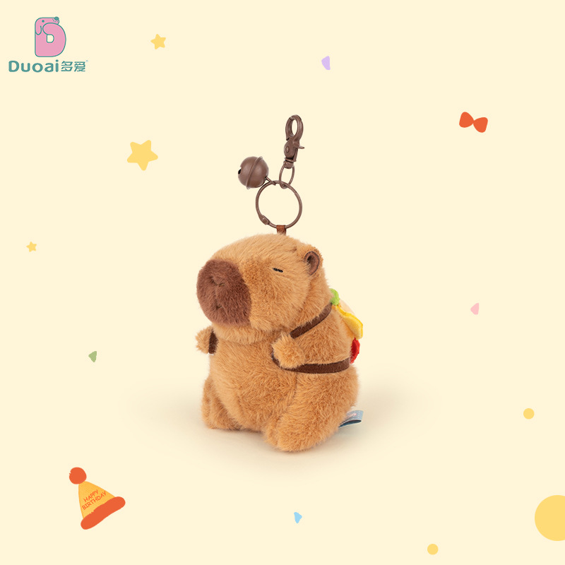 Mucho amor genuino cabibara colgante cobaye juguete de peluche colgante de muñeca regalo de cumpleaños muñeca key decollets wholesale Application Scenario