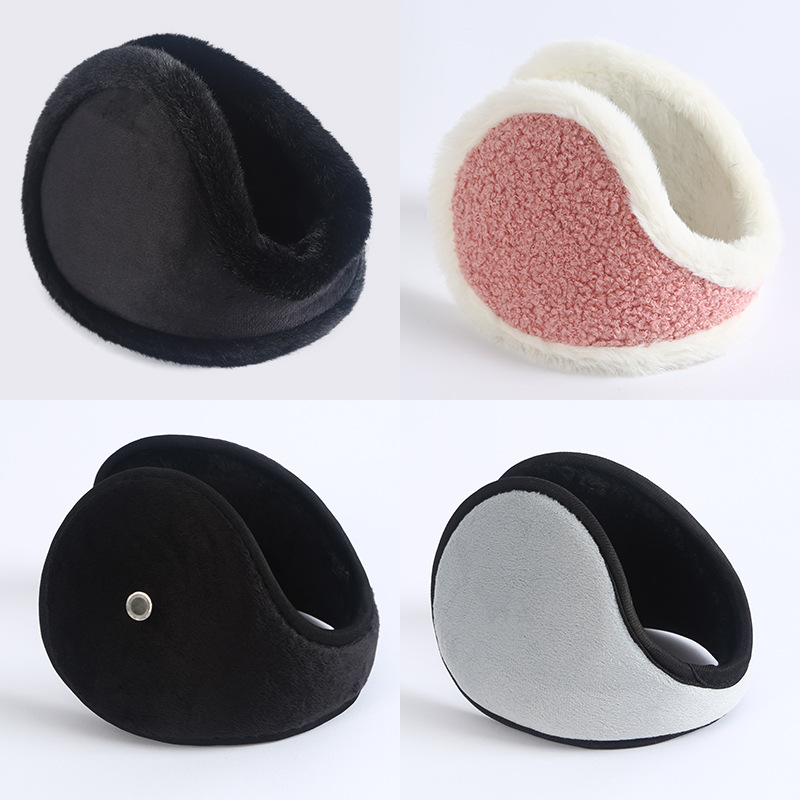 耳罩冬季男士耳捂子 保暖带听筒耳朵套毛绒耳暖 冬天学生护耳耳套