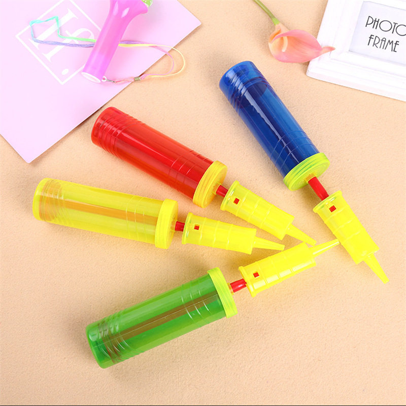 Air pump, air pump, balloon, hand-pushed air pump, manual plastic air pump, portable slanted balloon air pump Application Scenario