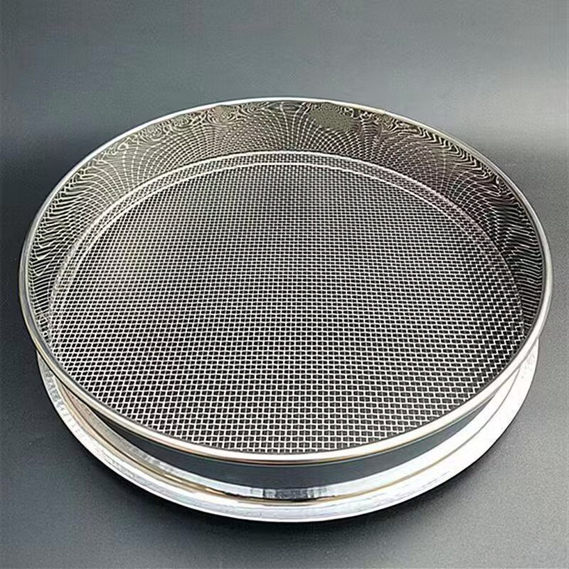 30 coarse mesh belt base surface, large flour sieve, stainless steel sieve, filter mesh with bottom support, corn sieve for baking details Picture