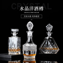 European crystal glass bottle