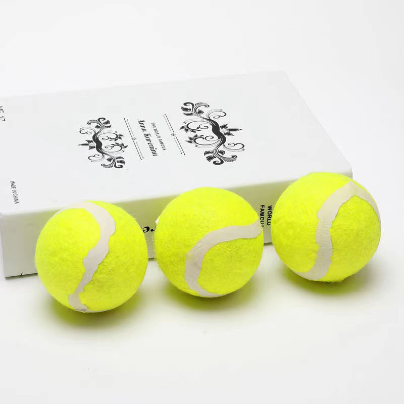 Pet supplies, dog elastic toys, tennis balls, teething and chewing balls, rubber balls, training special, Amazon bestsellers details Picture