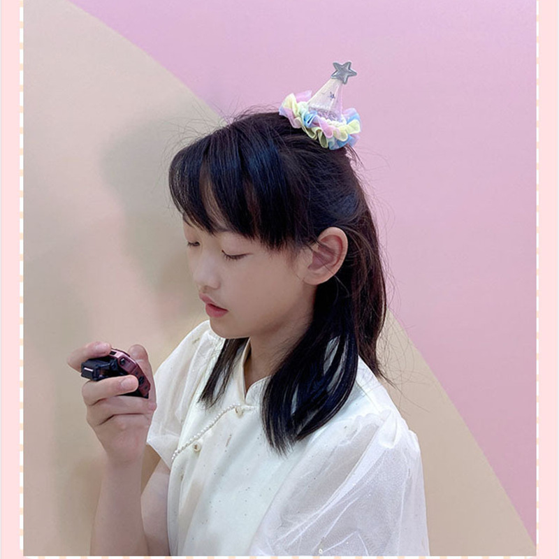 Girls' crown hair accessories, baby birthday hats, hair clips, pearl Korean princess hair clips, top clips, children's headwear wholesale details Picture