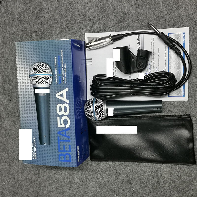 BETA58A 款式shure牌  有线话筒 卡拉OK  专业有线麦克风