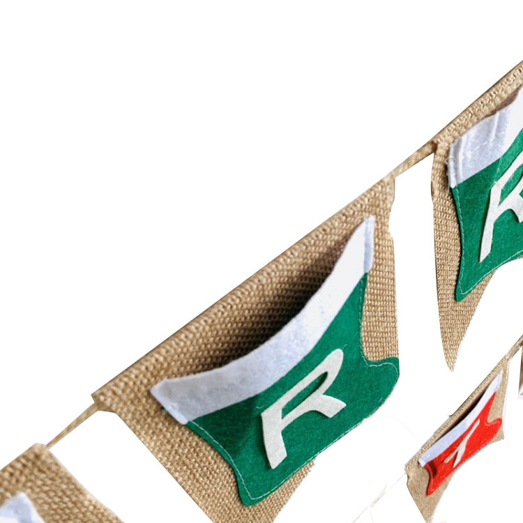 شعار عيد الميلاد مزخرف راية ميري كريستماس، راية خشنة Item Picture