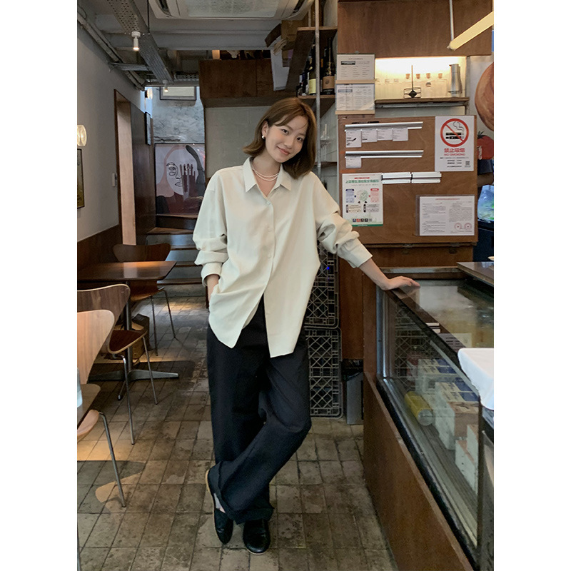 CLEAN simple and high-quality inner layer shirt for women 2024 Thirteen Factories Winter New skin-friendly and Comfortable Shirt 52288 Specification image