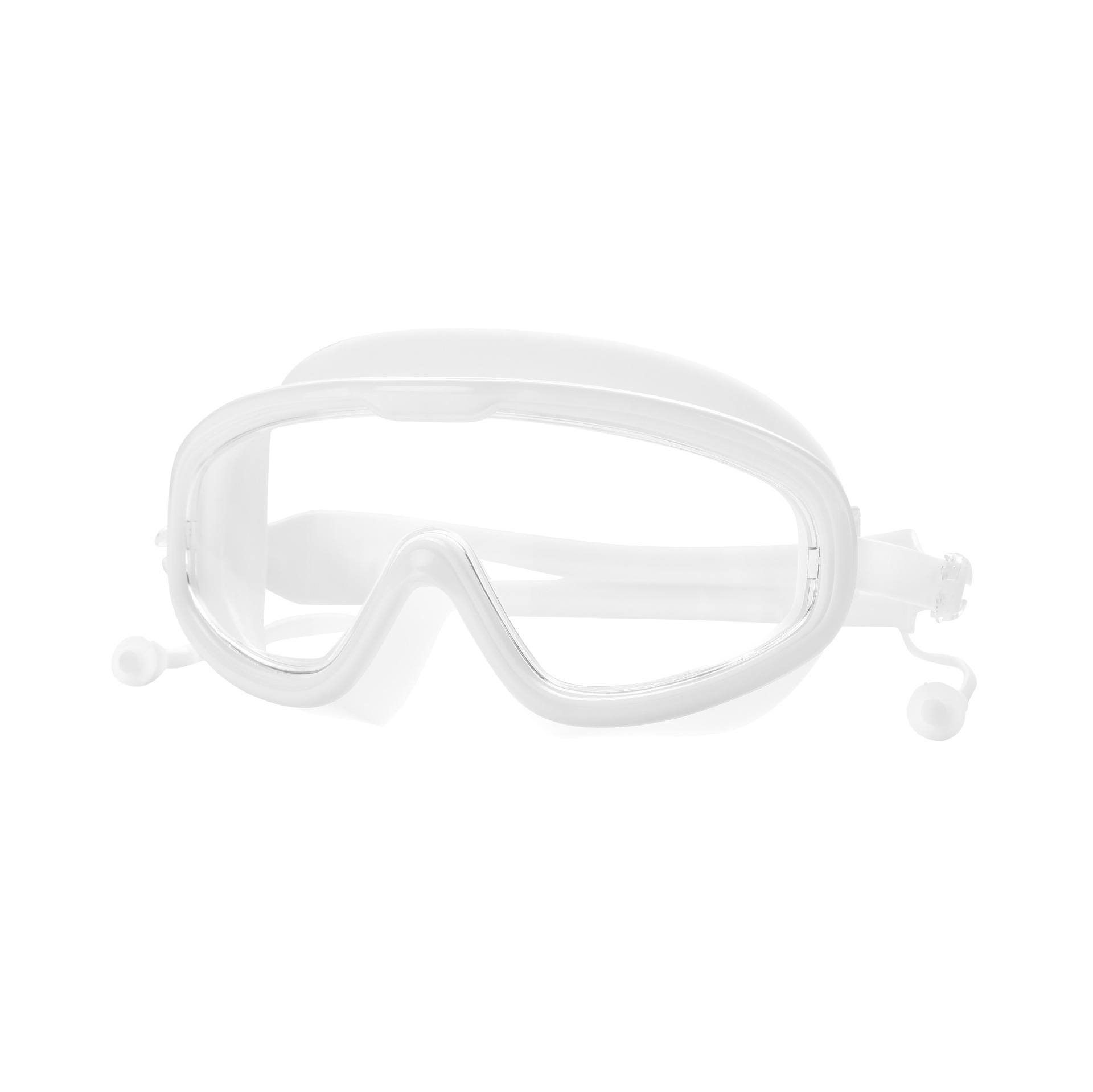 New high-definition swimming goggles with large frames, waterproof and anti-fog features, providing eye protection for men and women as well as adult swimming goggles Specification image