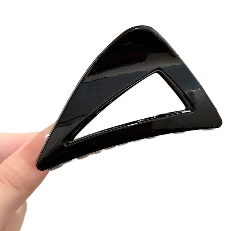 Retro and simple acrylic clip, Japanese and Korean updo shark clip, 2025 new style, high-end women's back of the head hair accessory Item Picture