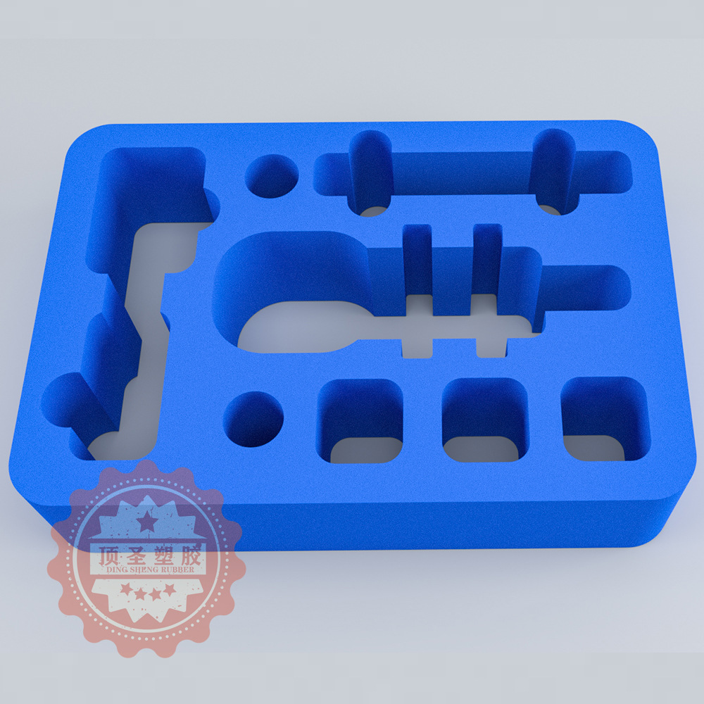 Top Sheng Manufacturers Color Eva Lining Foam Flocking Carved Eva Inner Foam Anti-Collision Packaging Box Sponge Lining Specification drawing