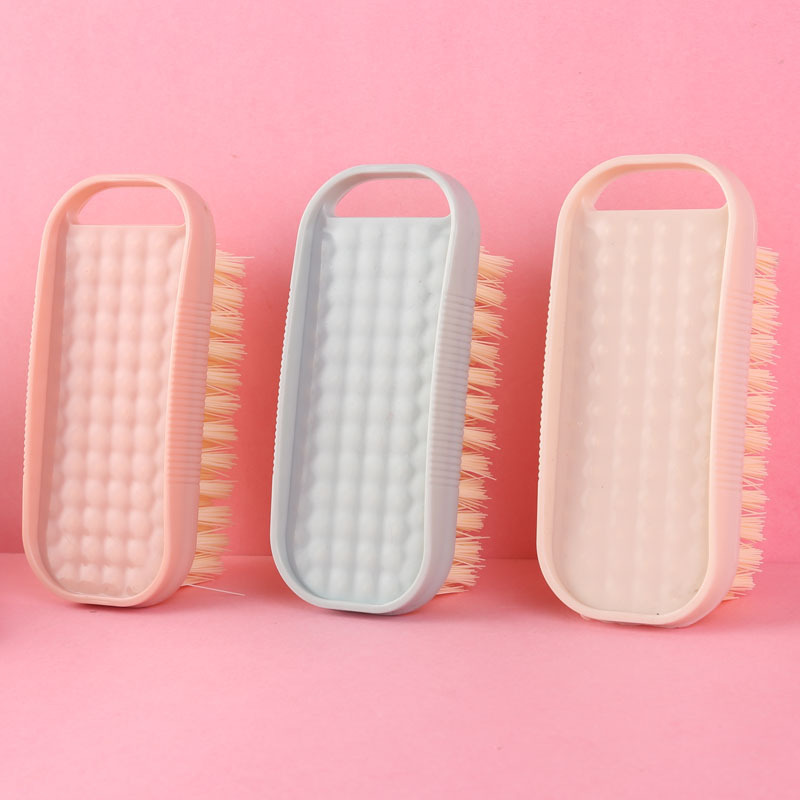 Daily Merchandise Shoe Brush Plastic Soft Hair Laundry Brush Cleaning Brush Home Color Shoe Brush Wholesale Cross-Border details Picture