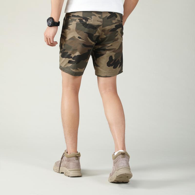 New camouflage workwear shorts for men, loose men's casual pants, capri pants for summer men's cross-border wear Specification image