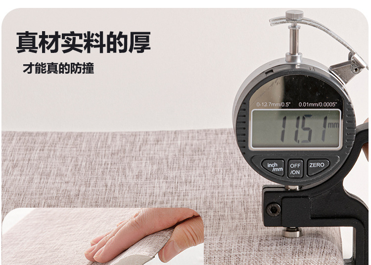 自粘亚麻软包墙贴床头板靠背靠垫榻榻米墙围儿童房防撞床边床围贴详情9