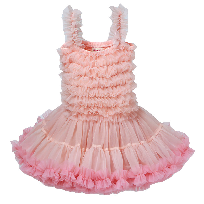 European and American children's clothing, halter princess dresses, tutu dresses, girls' tulle cake dresses, Children's Day puffy dresses Item Picture