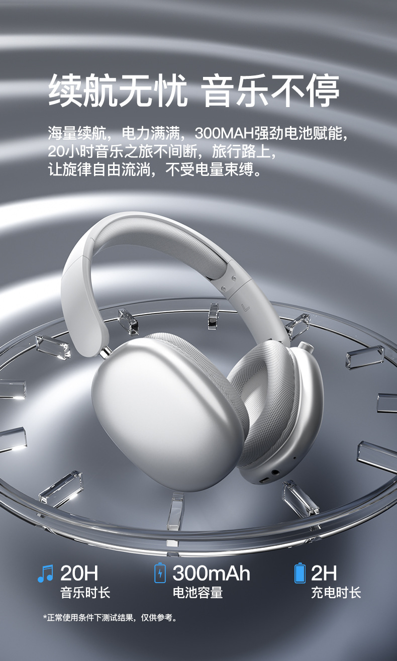 Foreign trade wireless over-ear Bluetooth headphones without sound leakage, gaming mobile phones, computers, Huaqiangbei private model noise-cancelling headsets pic 15