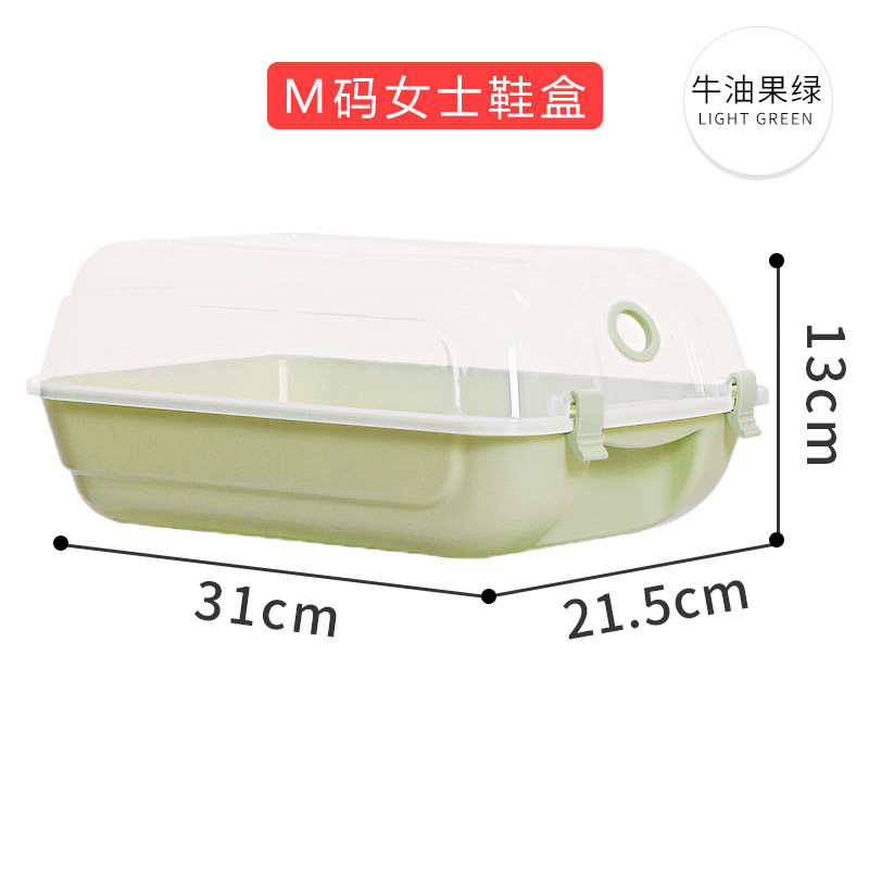 Wholesale Durable Shoe Box Plastic Simple Thickened Transparent Storage Box Home Dust Boots Shoes Storage Shoe Box Specification drawing
