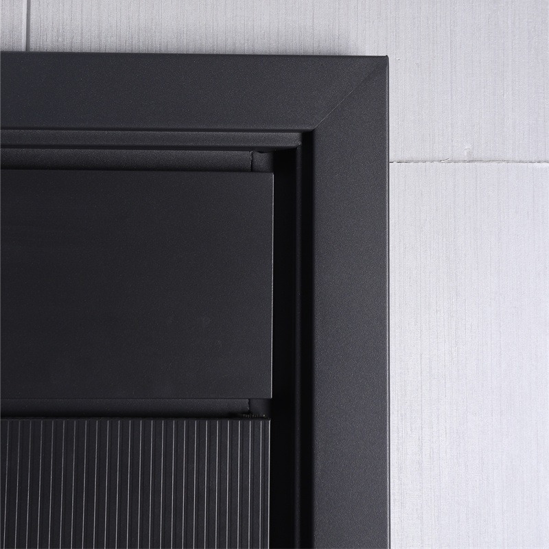 Class A Security Door Fine Carved Cast Aluminum Household Style Simple Door With Door Lock Entry Door Simple Security Door details Picture