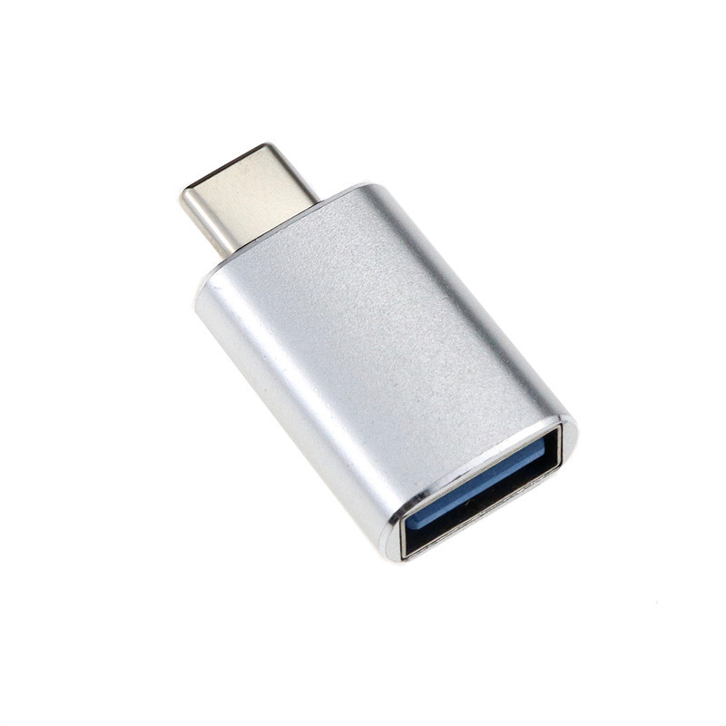 手机OTG转接头u盘读卡器转换头 usb3.0转type-c键盘鼠标tpc转换器白底实物图