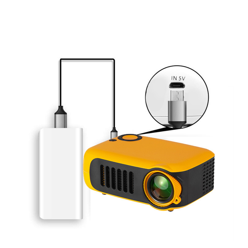 Foreign Trade A2000 Mini Portable Led Outdoor Mini Hd 1080P Mobile Projector Children's Projector Specification drawing