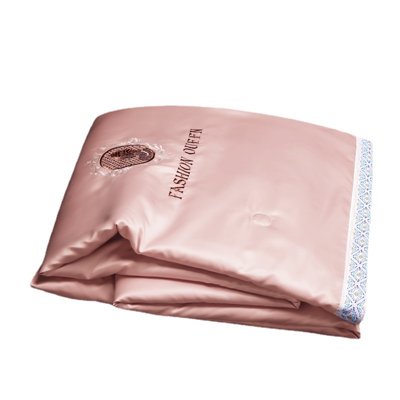 Knitted Summer Cool By Ins Light Luxury Skin Dormitory Single And Double Summer Thin Quilt Summer Soft Summer Air Conditioning Core Item Picture