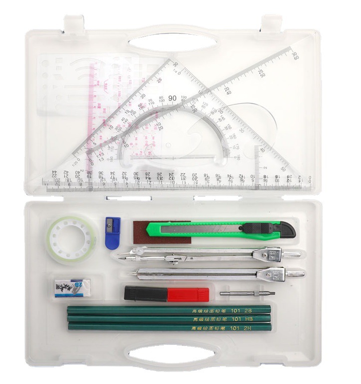 Engineering drawing drawing package T-square combination toolkit Practical College students' architectural machinery drawing design Item Picture