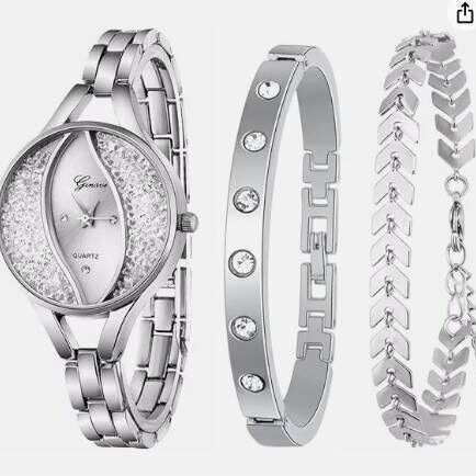 GINAVE comercio exterior explosivo mujeres de moda reloj de cuarzo conjunto de brazaletes con diamantes Item Picture