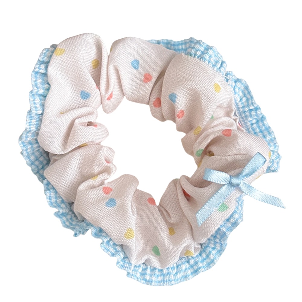 New forest-style fairy beauty bow ribbon large intestine hair band, new women's bun hair accessory wholesale Item Picture