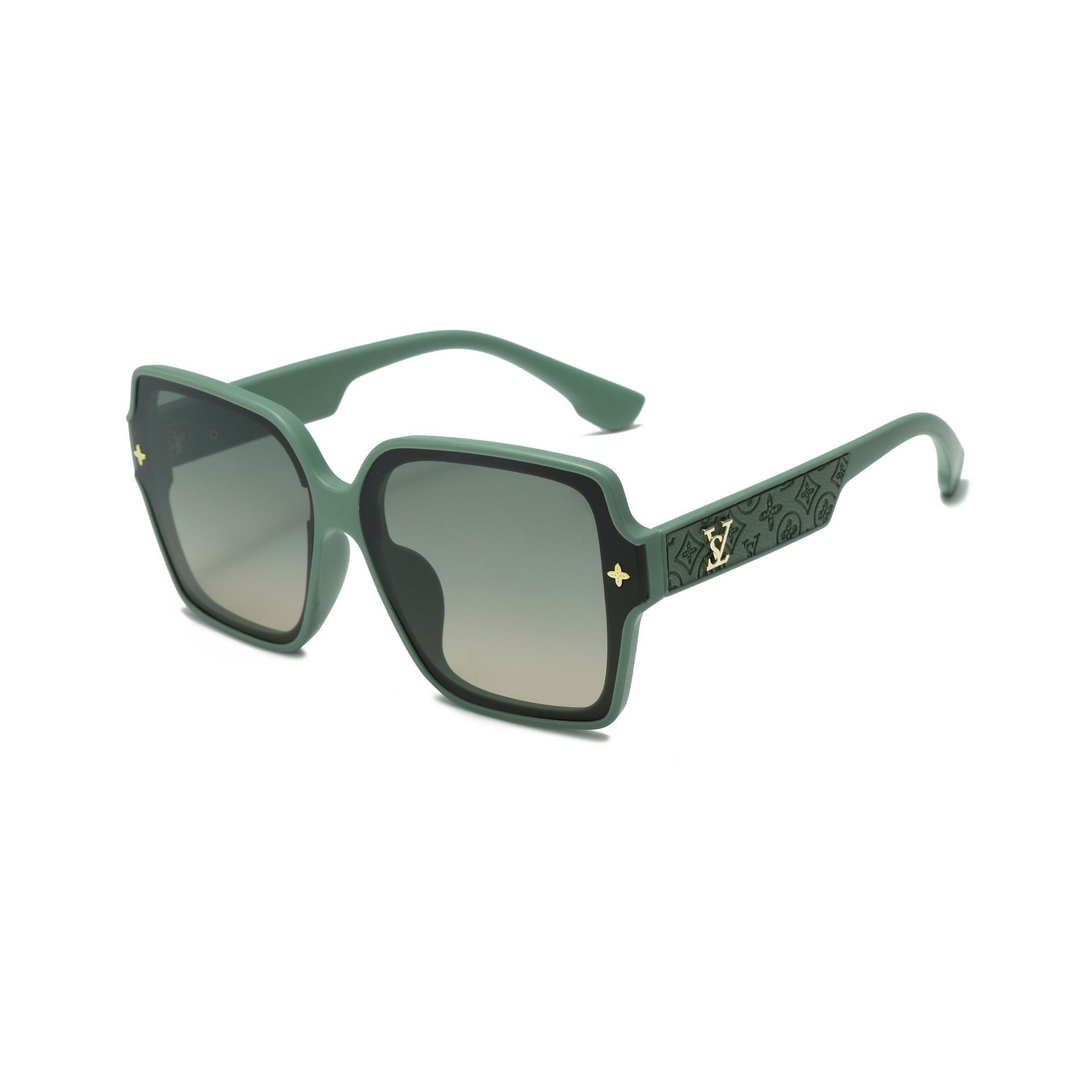 2024 New stylish square-framed bark sunglasses, Little Chanel-style women's sunglasses, UV-resistant large-frame versatile glasses Application Scenario