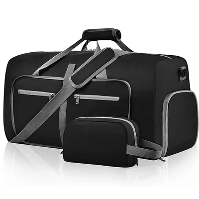 T-shaped luggage bag and shoe compartment storage bag, foldable outdoor travel bag, large-capacity luggage bag storage bag thumbnail