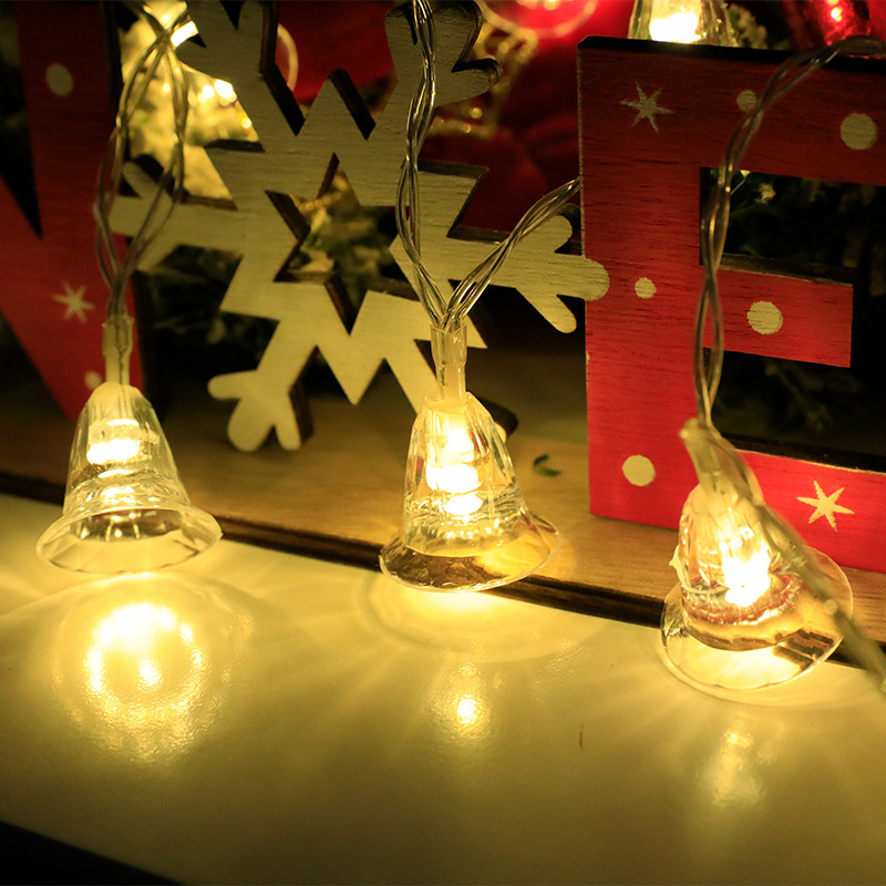 跨境LED圣/新款led圣/木质星星灯串细节图