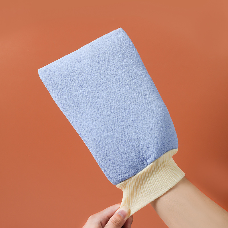 Coarse Sand Bath Towel Double Thickened Bath Tool Strong Mud Rub Decontamination Back Rub Gloves Household Plain Bath And Bath Gloves Application Scenario