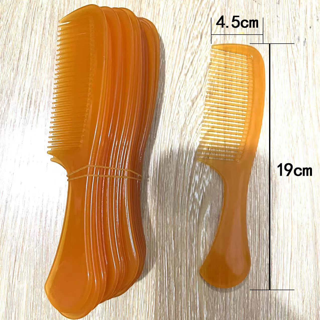 【 Zone 3-11 】8018 combs 20 per bundle 1000 per box 8018 combs, household plastic combs with dense teeth, lightweight combs, portable hair care combs, men's and women's straight hair combs, one yuan supply details Picture