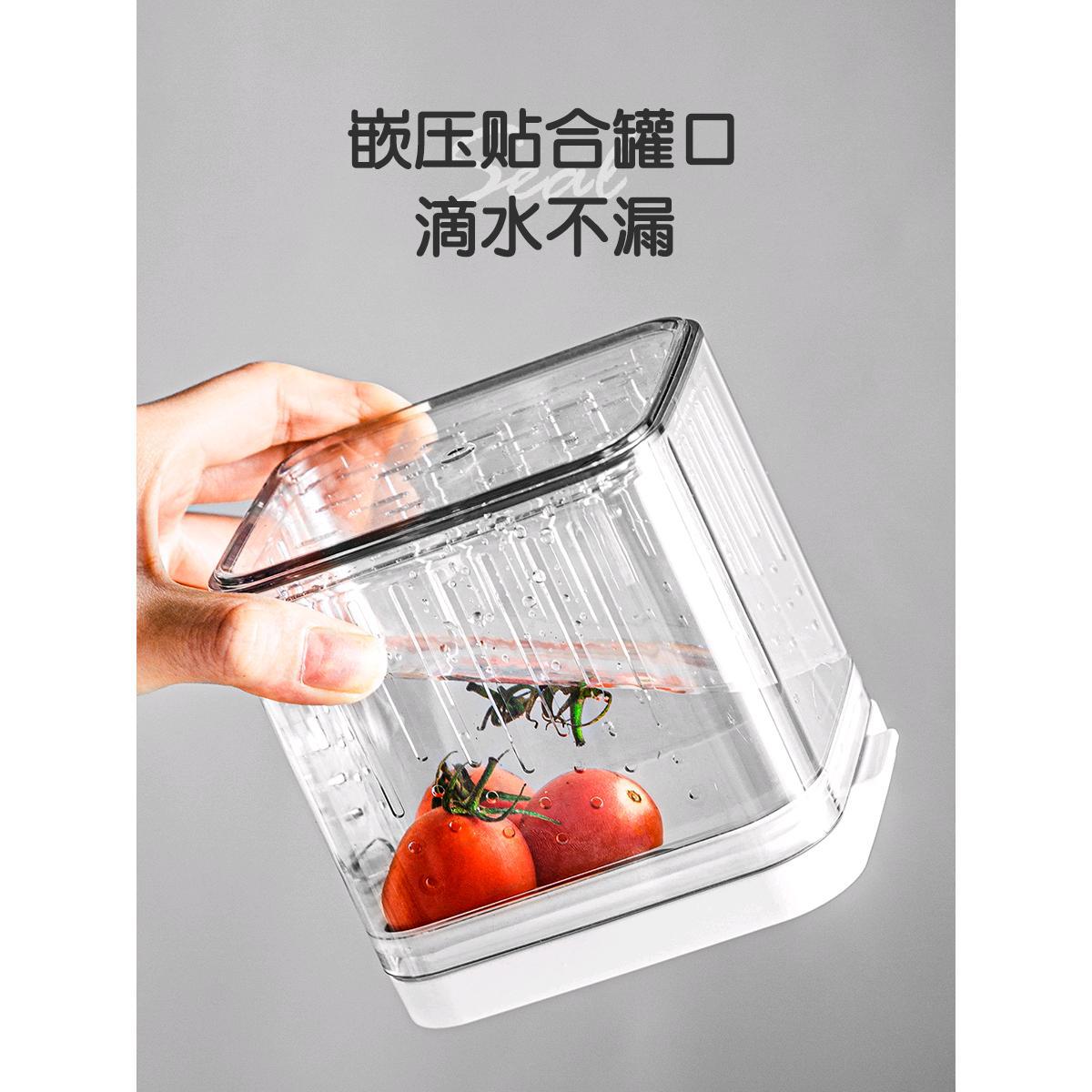 保鲜盒/封鲜盒一次性/分格饺子盒/冰箱收纳盒/冰箱储物盒产品图