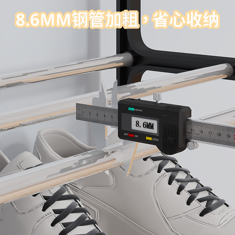 简易梯形鞋架家用放门口宿舍寝室收纳鞋柜阳台四层架子超大省空间 Specification image