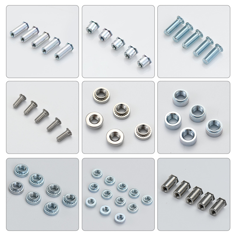 Carbon Steel Galvanized Blind Hole Riveted Nut Post Hexagon Stud Hardware Fasteners Bso-M3/3.5M3/M4/M5-Z Specification drawing