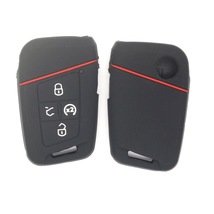 硅胶钥匙套适用 大众保罗MK7新高尔夫斯柯达A7车用遥控保护套包