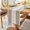 Xian Table Flag's new ebay cross-border shrimp skin wide striped multi-color coffee table, long table towel, tablecloth, dressing table scarf Item Picture