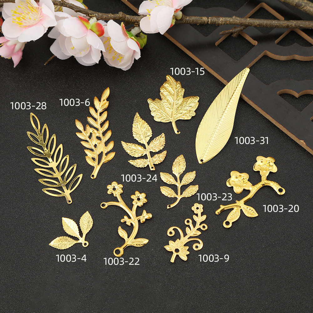 Antique Diy Corsage Accessories Triangle Accessories Metal Sheet Pin Earrings Headdress Diy Hand Made Accessories Wholesale Specification drawing