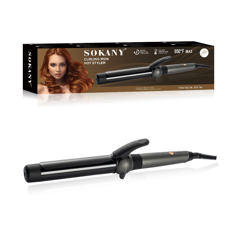 Cross-border Sokany794 curling iron Hair Care curling and straightening iron nano-technology adjustable temperature hair care iron Item Picture