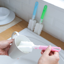 Detachable cup brush bottle brush Kitchen brush Long handle sponge wash cup Baby bottle brush cup brush Water cup brush teacup