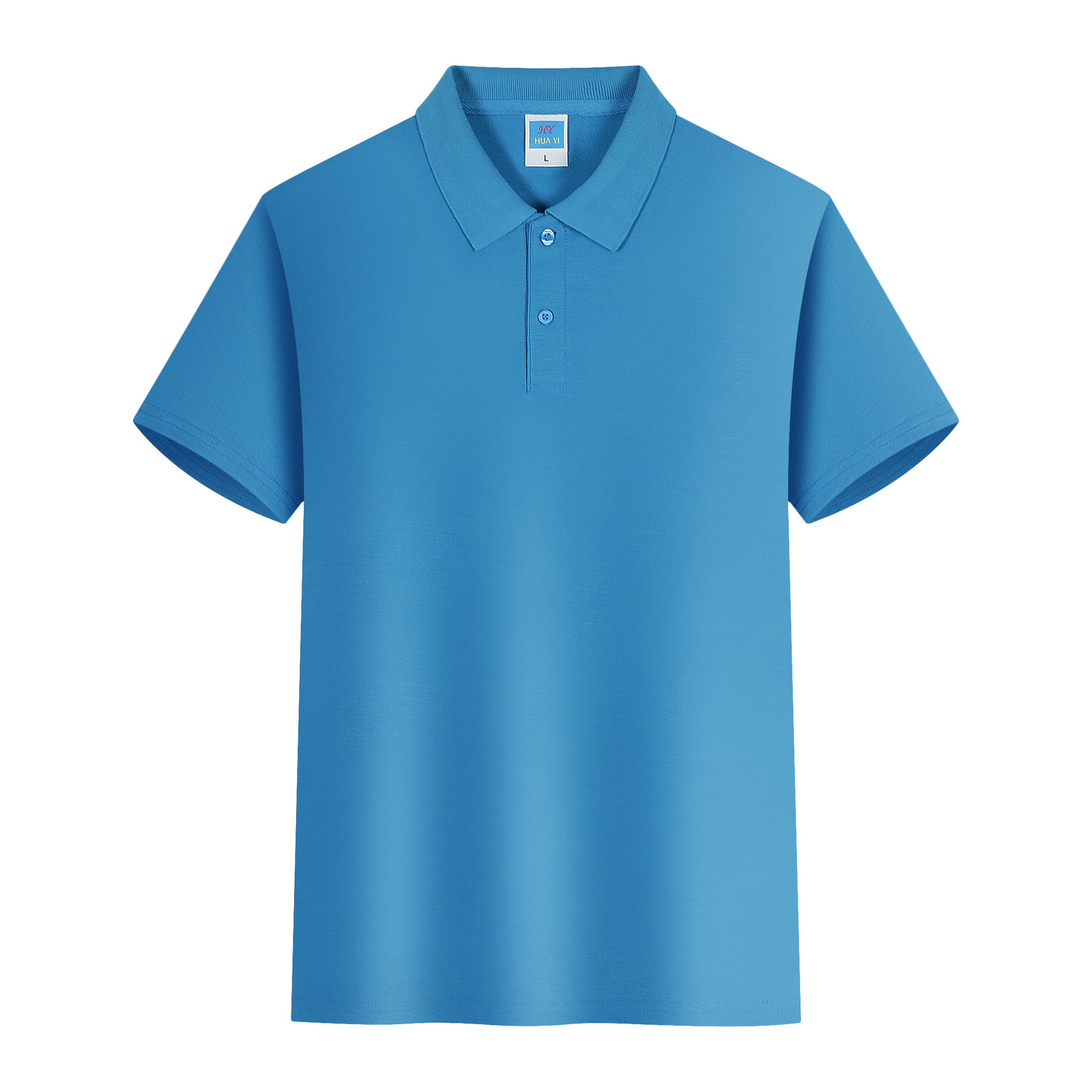 Lapel short-sleeved polo shirt custom-made pocket T-shirt Specification drawing