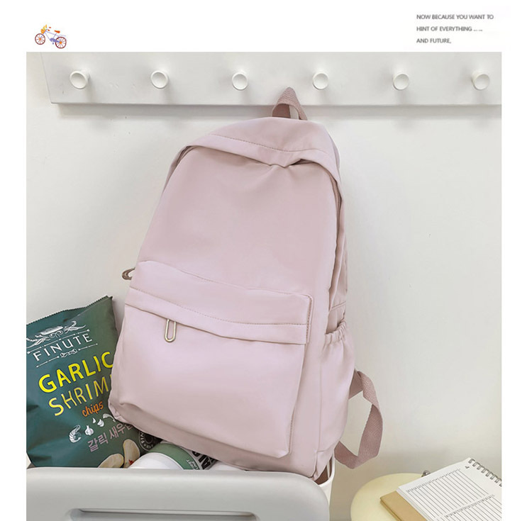 书包女日系初中生大容量学院风背包简约休闲户外双肩包高中书包女详情46