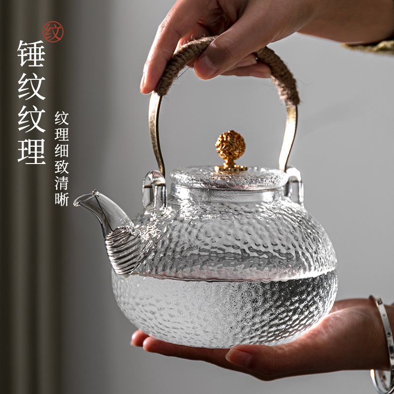 Glass Teapot To Make Tea Household High Temperature Resistant Electric Ceramic Stove Tea Maker Around The Stove Open Fire Beam Kettle Health Tea Set Item Picture