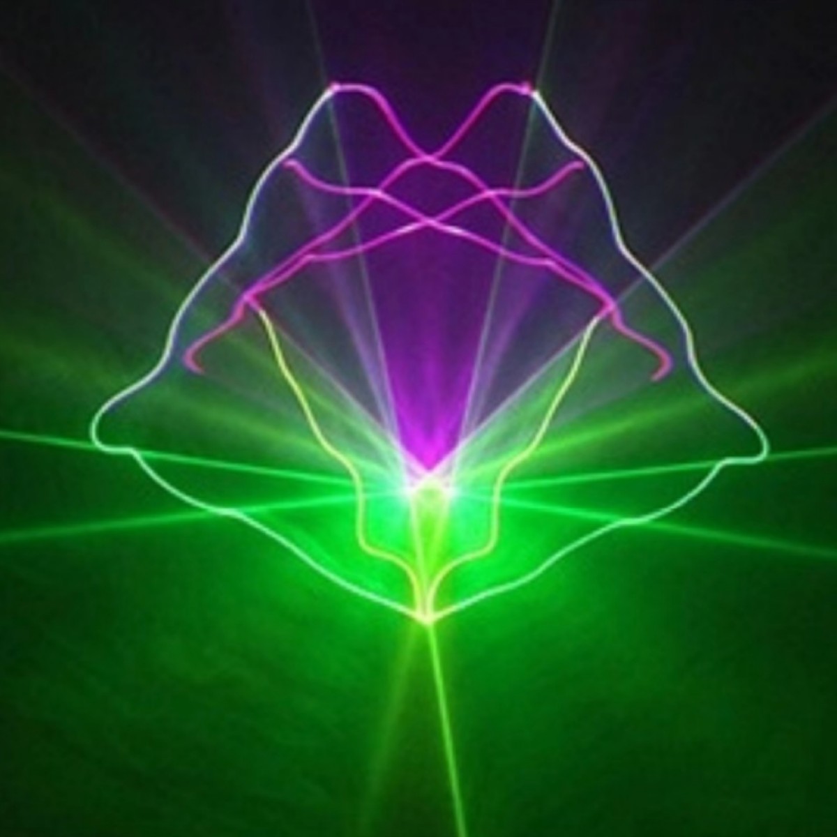 Dual-head full-color laser lights with red, green and blue multi-color lights, KTV private rooms, disco bars, linear laser lights, cross-border Specification drawing