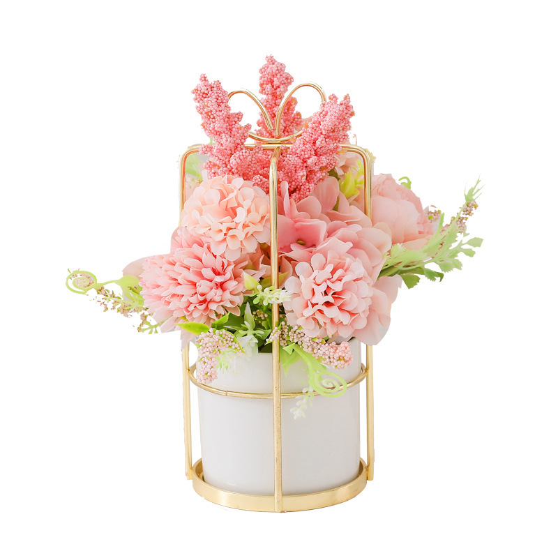 仿真花假花向白底实物图