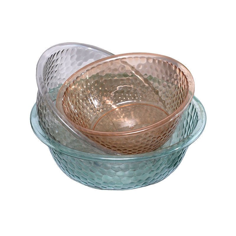 New Water Cube Washbasin Household Basin Thickened Face Plastic Basin Washing Hair Basin Small Basin Foot Basin Wholesale Item Picture