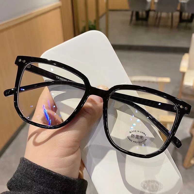 In 2023, the popular female no-makeup glasses can be paired with ultra-light anti-fog flat glasses for myopia and anti-radiation blue light glasses frames Specification image